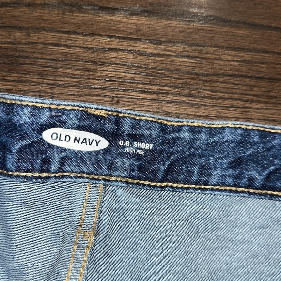 Old Navy OG high rise Jean Shorts Classic Cut-Off Style size 18 new with tags - Picture 5 of 8